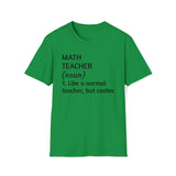 Math Teacher Light Unisex Softstyle T-Shirt