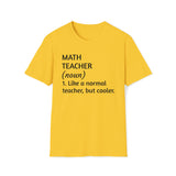 Math Teacher Light Unisex Softstyle T-Shirt