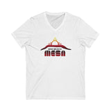 New Mexico MESA logo Unisex Jersey Short Sleeve V-Neck Tee