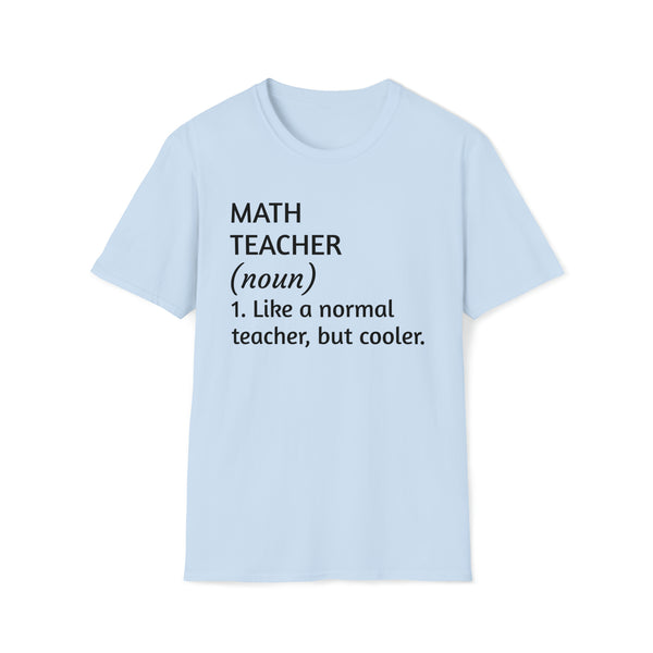 Math Teacher Light Unisex Softstyle T-Shirt