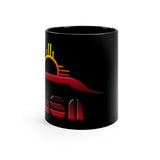 New Mexico logo Black mug 11oz