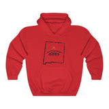 NM MESA state Unisex Hooded Sweatshirt