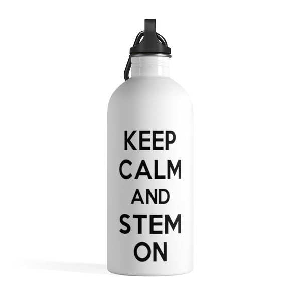 Keep Calm NM MESA logo Stainless Steel Water Bottle