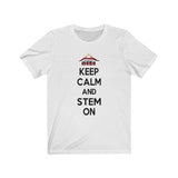 Keep Calm NM MESA logo Unisex Jersey Short Sleeve Tee